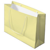 Aangepaste witte cadeautas met merknaam | Groot gl (Voorkant Gekanteld)