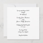 Aangepaste Witte Doves Love Heart Weddenschap Kaart (Achterkant)