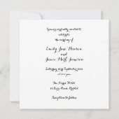 Aangepaste Witte Doves Love Heart Weddenschap Kaart (Achterkant)