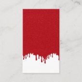 Aangepaste Witte Drip Tomaat Rood Plat Loyalty Car (Voorkant)