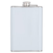Aangepaste witte en zwarte race sportstreep heupfles (Achterkant)