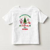 Aangepaste witte familie Kerstmis Sinterklaas rend Kinder Shirts (Voorkant)