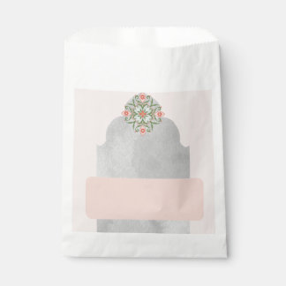 Aangepaste witte favorieten zak bedankzakje