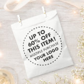 Aangepaste witte favoriettasjes 60% KORTING bulk-a Bedankzakje (Geknipt)