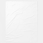 Aangepaste Witte Fleece Deken 60x80 Gezellige Gooi (Voorkant)