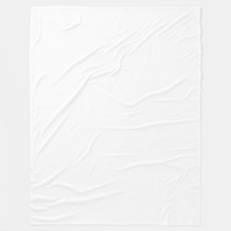 Aangepaste Witte Fleece Deken 60x80 Gezellige Gooi