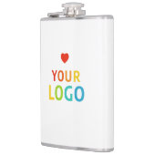 Aangepaste witte flessen met uw zakelijke Logo Heupfles (Links)