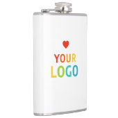 Aangepaste witte flessen met uw zakelijke Logo Heupfles (Rechts)