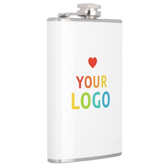 Aangepaste witte flessen met uw zakelijke Logo Heupfles (Rechts)