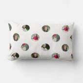 Aangepaste witte foto-puntpiloot kussen (Voorkant)
