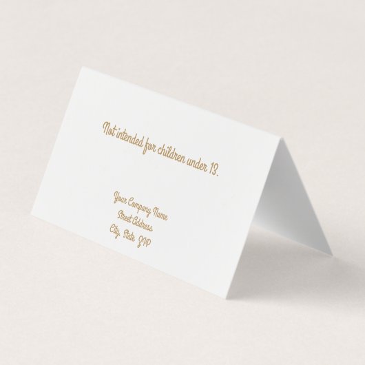 Aangepaste witte "gouden" Kaarten voor bedekking (Achterkant)