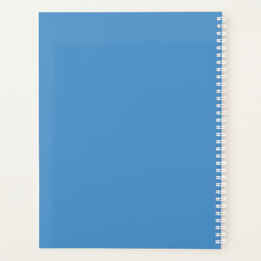 Aangepaste  witte kat op Pillow Planner (Achterkant)