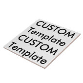 Aangepaste witte keramische foto Tegel 6 "x 6" Tegeltje (Zijkant)