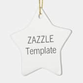 Aangepaste witte keramische kerstboomversiering me keramisch ornament (Links)
