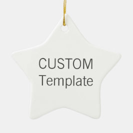 Aangepaste witte keramische kerstboomversiering me keramisch ornament