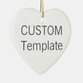 Aangepaste witte keramische kerstboomversiering vo keramisch ornament (Rechts)