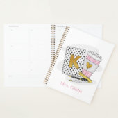 Aangepaste witte kleuterschool leraar school planner (Display)