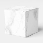Aangepaste witte marmer met moderne Sjabloon Bedankdoosjes (Voorkant Zijde)