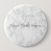 Aangepaste witte marmer Ronde badge Ronde Button 4,0 Cm (Voorkant)