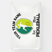 Aangepaste Witte Pickleball Club Team Speler Pickl Spandoek (Verticaal)