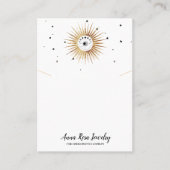 *~* Aangepaste WITTE QR Logo Sieraden Oorbel Visitekaartje (Voorkant)