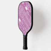 Aangepaste witte roze klassieke computercircuitkaa pickleball paddle (Links)
