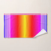 Aangepaste witte streep banden badhanddoek set bad handdoek (Handdoek)