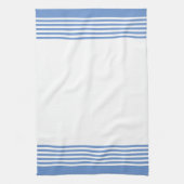 Aangepaste witte streep banden keukenhanddoek (Verticaal)