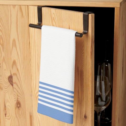 Aangepaste witte streep banden keukenhanddoek (Derde Gevouwen)
