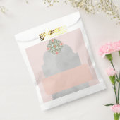 Aangepaste, witte tas bedankzakje (Gezegeld)