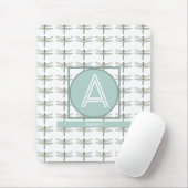 AANGEPASTE WITTE TRENDY LIBELLE PATTER MUISMAT (Met muis)