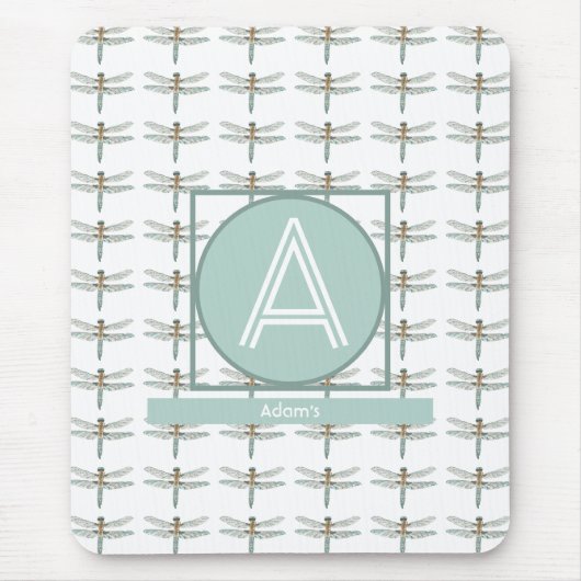 AANGEPASTE WITTE TRENDY LIBELLE PATTER MUISMAT (Voorkant)