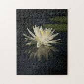 Aangepaste Witte Waterlelie Puzzel (Verticaal)