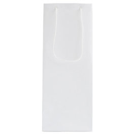 Aangepaste witte wijn met lege Sjabloon Cadeautas