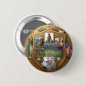 Aangepaste WK Familie Ronde Button 5,7 Cm (Voorkant /achterkant)