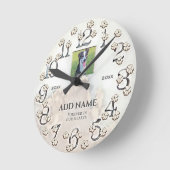 Aangepaste wolken en foto's van Dog Ronde Klok (Hoek)