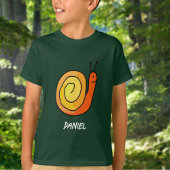 Aangepaste wolslak T-shirt