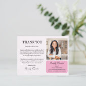 Aangepaste Woningbouw Dank U Briefkaart (Staand voorkant)