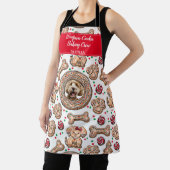 Aangepaste Woofmas Cookie Baking Crew Pet Dog Xmas Schort (Insitu)