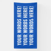 Aangepaste woordbanner spandoek (Verticaal)