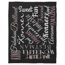 Aangepaste woorden gepersonaliseerde positieve ken