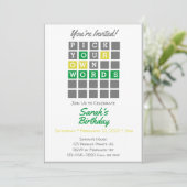 Aangepaste woorden kaart (Staand voorkant)