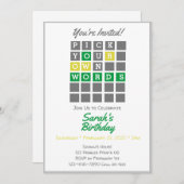 Aangepaste woorden kaart (Voorkant / Achterkant)