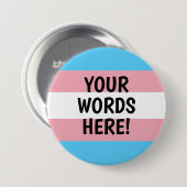 Aangepaste woorden Trans Button (Voorkant /achterkant)