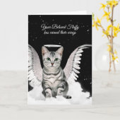 Aangepaste woordsympathie verlies van een Cat Tabb Kaart (Gele Bloem)