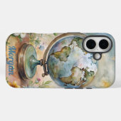 Aangepaste World Travel Art Case-Mate iPhone Case (Achterkant (horizontaal))