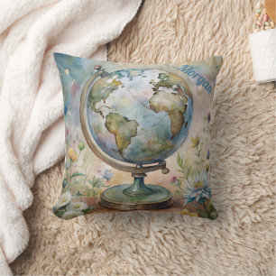 Aangepaste World Travel Art Kussen