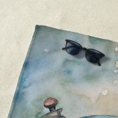 Aangepaste  World Travel Art Strandlaken (In situ)