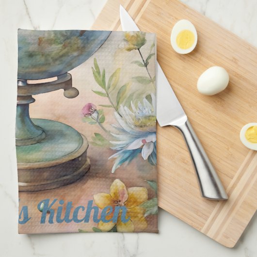 Aangepaste  World Travel Art Theedoek (Quarter Fold)