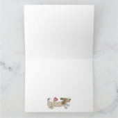 Aangepaste worst Dog Dachshund Valentijnsdag Kaart (Binnen)